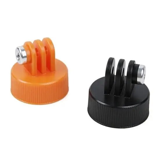 【3C VictoryEagle】Water Bottle Cap Connector Monopod Tripod Surfing Plastic Bottle Mount Adapter Gopro Hero Yi. 