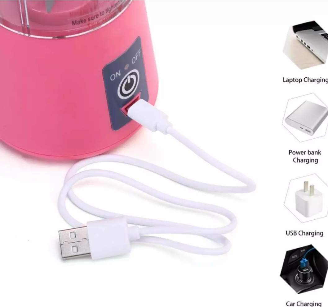 Portable Juicer Electric USB Rechargeable Smoothie Blender Machine Mixer Mini Juice Cup Maker fast Blenders food processor. 