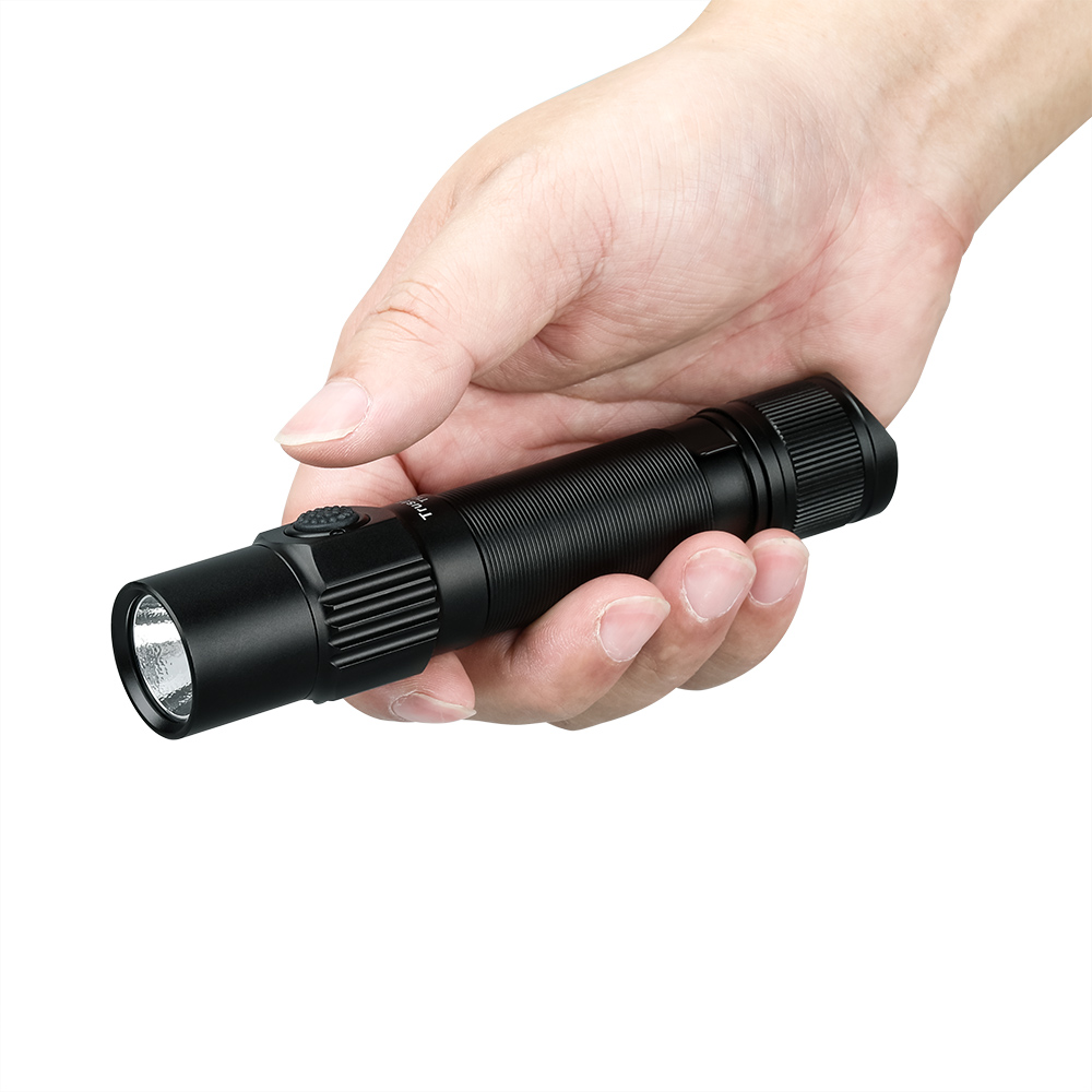 Trustfire T10R Army Tactical Flashlight 1800Lumen Powerful Type C USB Rechargeable 18650 LED Rechargeable Military Tactical Lamp. 