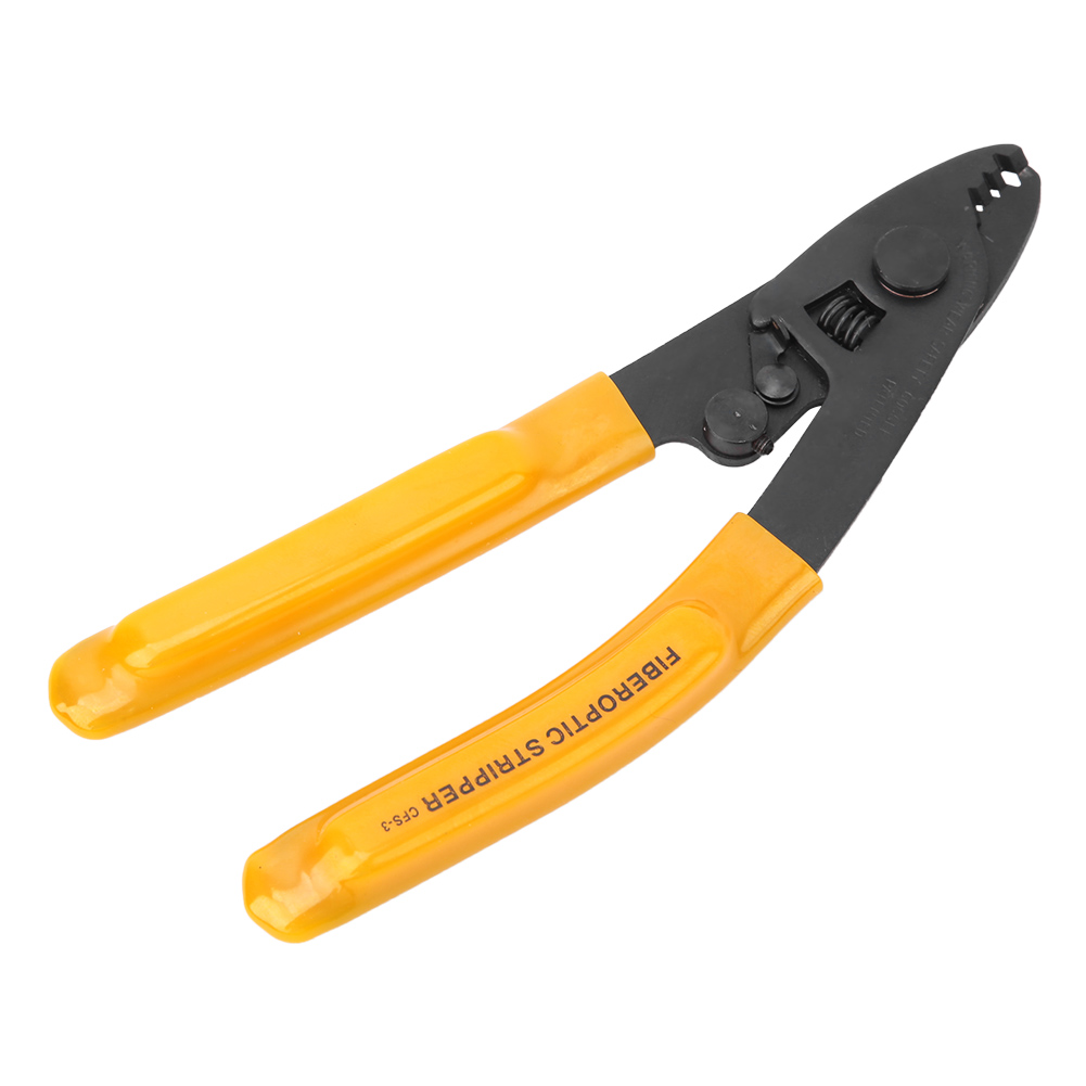 Hand Stripper Fiber Optic Stripping Pliers 3 Port Hole Ergonomic with Hex Socket Wrench. 