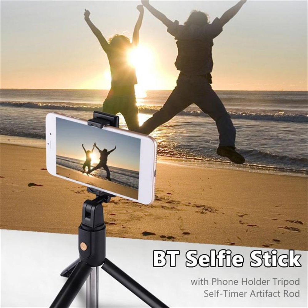 K07 Extendable Bluetooth Selfie Stick Mob/Ile Ph/One Tripod Desktop Holder For Selfie Live Broadcast. 