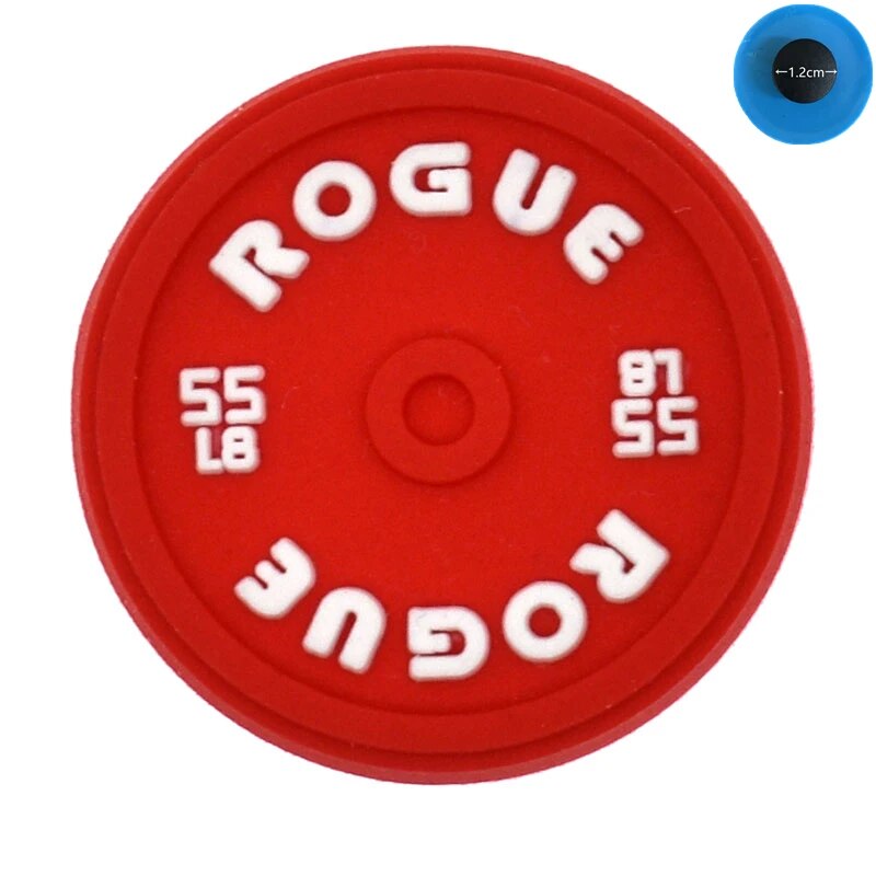 1PCS Hot Selling Gym Series Croc Charms For Kids Party Gifts Barbell Dumbbel Fashion Garden Shoe Accessories. 