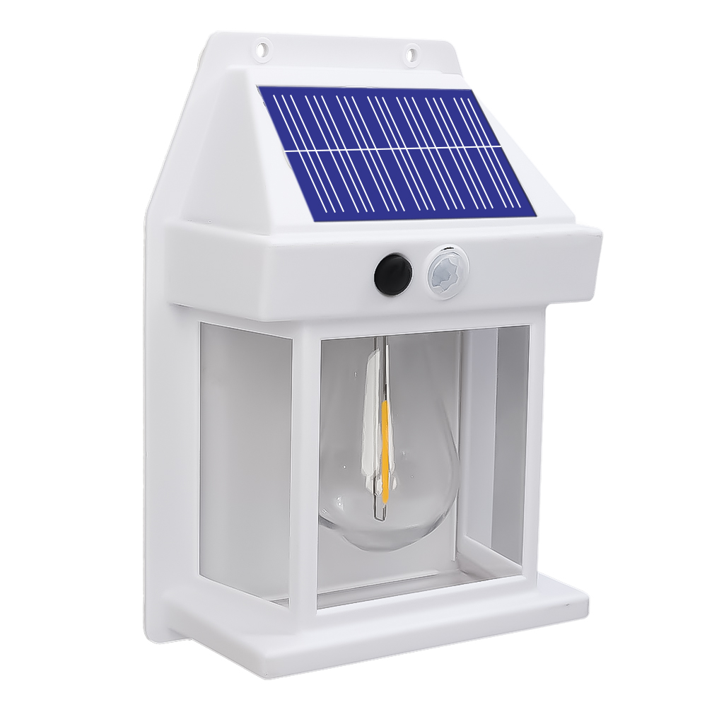 Solar Power Motion Sensor Human Body Induction LED Wall Light