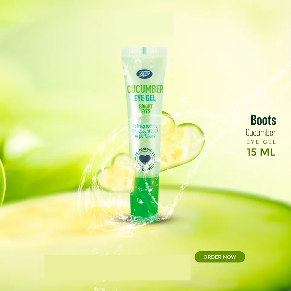Boots Essentials Cucumber eye gel all skin types 15ml. 