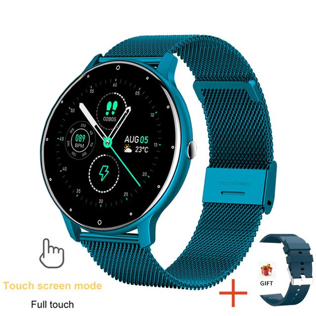 New Smart watch Ladies Full touch Screen Sports Fitness watch IP67 waterproof Bluetooth For Android iOS Smart watch Female Daraz .bd