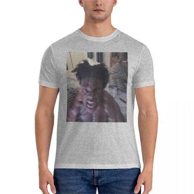 IShowSpeed Jacked Active T-Shirt Short sleeve tee summer tops t shirts for men cotton mens t shirt graphic. 