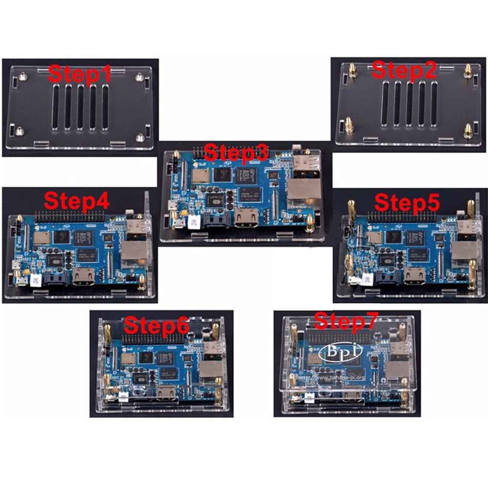 For Banana Pi M3 Board+BPI-M3 Case Allwinner A83T Development Board. 