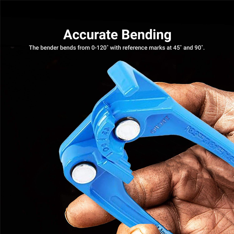 Ring Bender Tube Bender,1/8in 3/16in 1/4in Tube Fuel Brake Tube Bending Tool Ac Refrigerant Line Bending Tool Innovative Solution 3/16 Brake Line