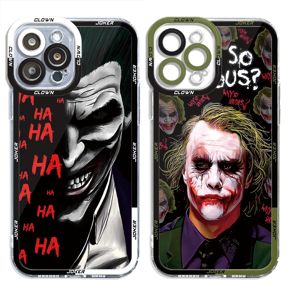DC Movie J-Joker Phone Case for Apple iPhone 15 Pro Max 13 14 Plus 12 Mini 11 Pro XR 8 SE 7 6S XS MAX Matte Shockproof Cover. 