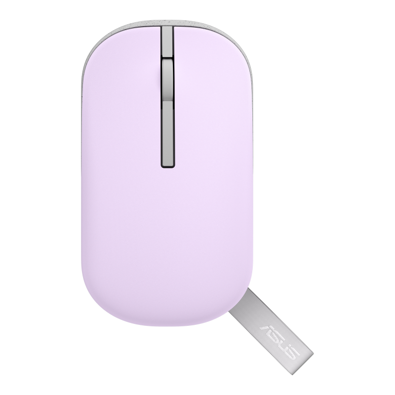 Asus MD100 Marshmallow Mouse - 2.4G and Bluetooth Wireless - Optical Tracking - 1600 DPI - Compact - Colorful - Portable. 