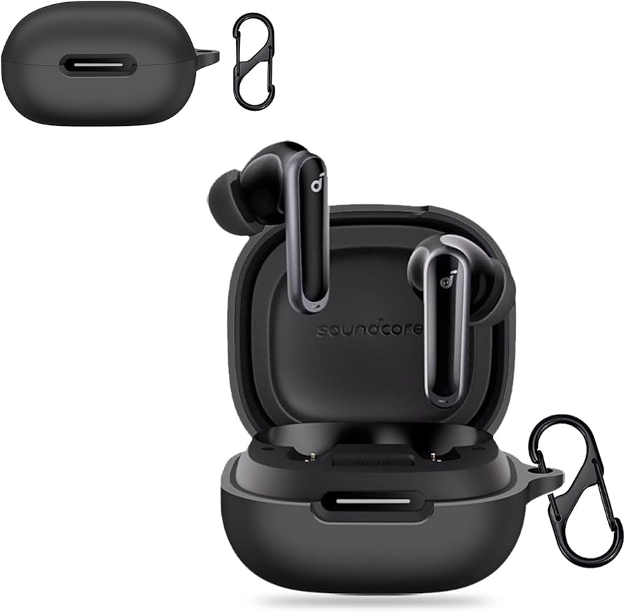ANKER Soundcore P40i Only Cover Premium Artificial Carrying Cover Shockproof Earbuds Protective Cover Box For Buds Soft Silicone Bluetooth Headphone Cover - Apple Airpods Pro