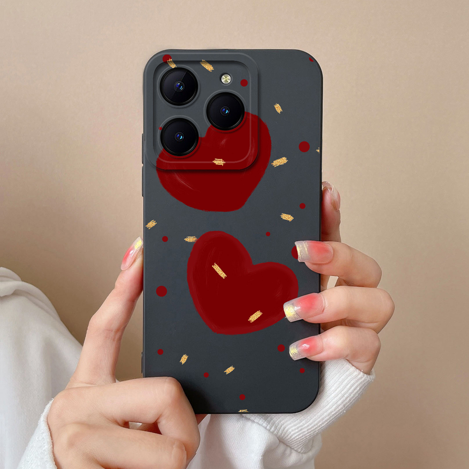 Phone Cover For Realme C63 C61 Cases Coconut Tree Camera Protector Back Covers For Realme C 63 61 Liquid Silicone Funda Coque. 