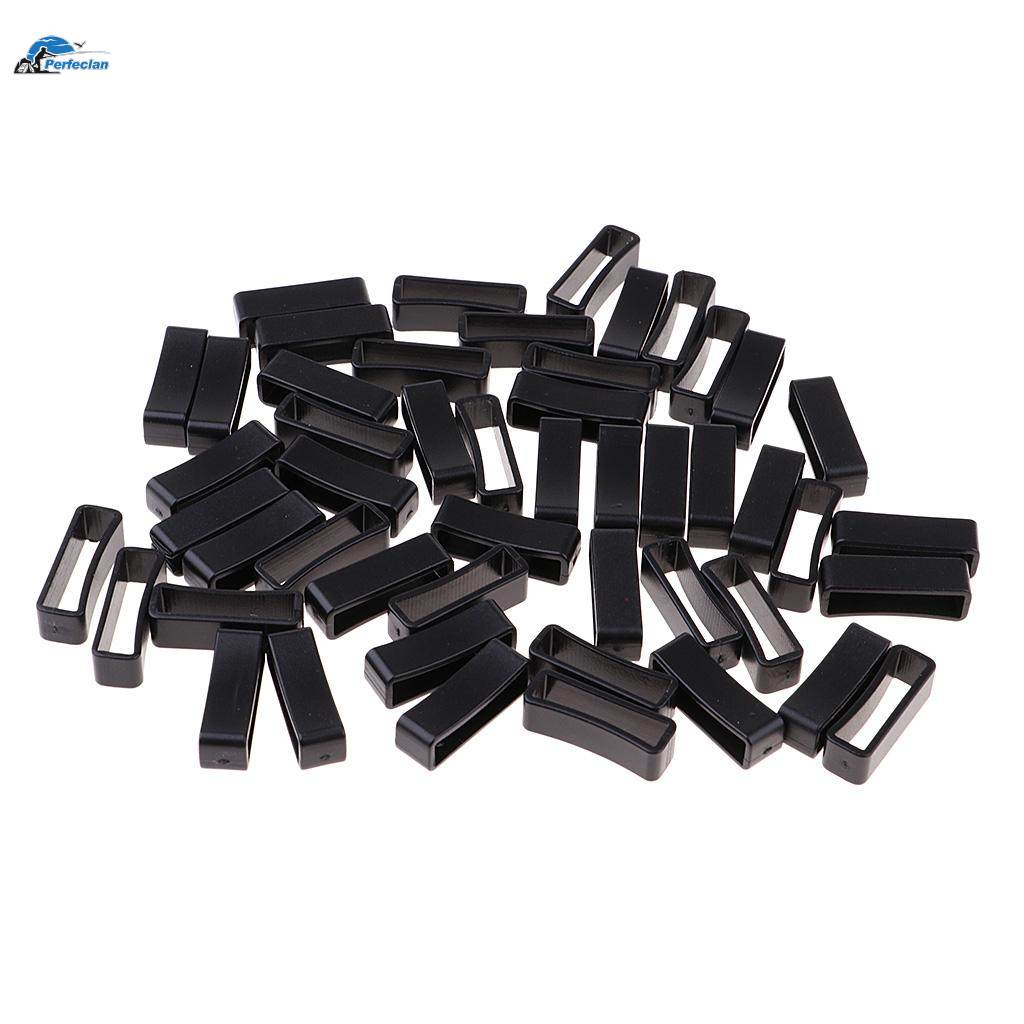 50Pcs Rectangle Keeper Belt Loop Square Loop Buckle for 32mm