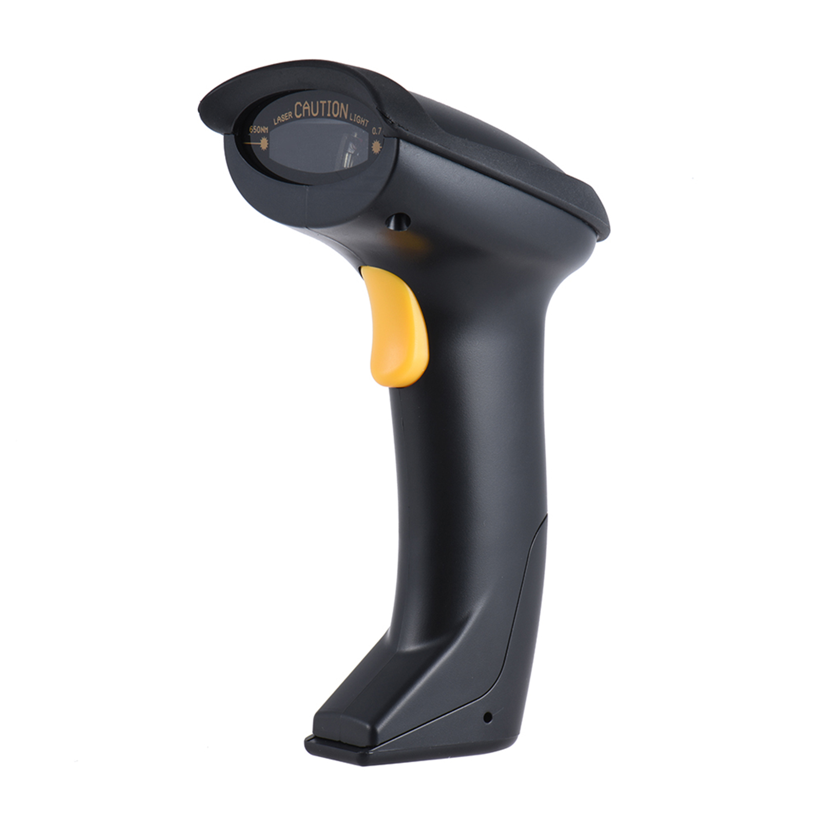 Automatic/ Manual 2.4G Wireless Handheld 1D Barcode Scanner Reader Supports Reverse Type Bar Code Scanning with USB Receiver for Supermarket Library Logistics Express Retail Store Warehouse. 