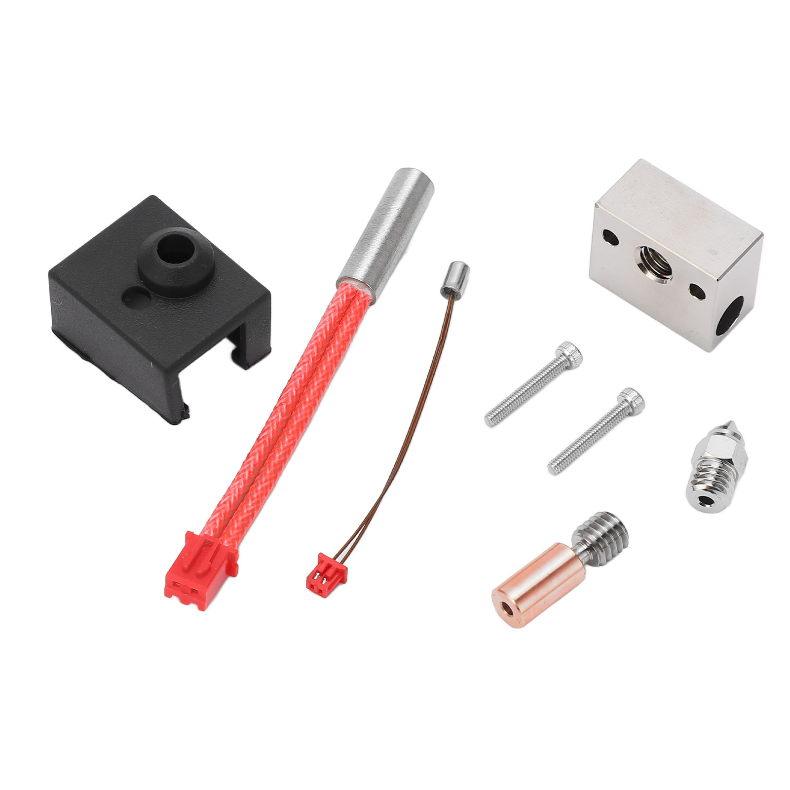 3D Printer Heating Block, 3D Printer Hotend Long Life Span 24V 40W 300 degrees Celsius for Replacement. 