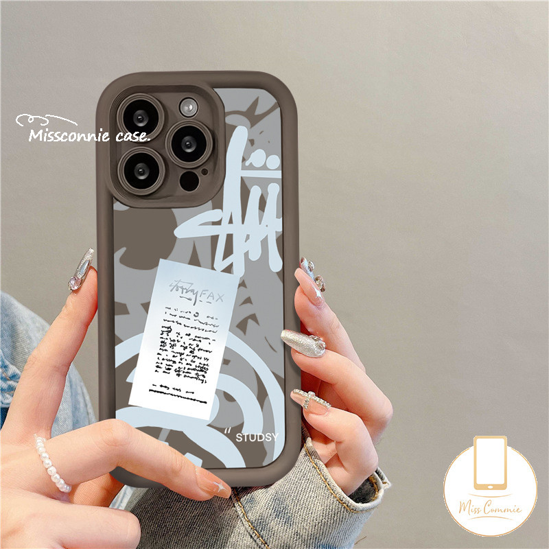 Trendy Brand Stussy Graffiti Phone Case For Redmi 12 A1 10A 9C 9 12C 13C A2 10C 9A 9T Note 11s 13 9 10s 8 12 10 11 Pro Max Mi 11 12 Lite Poco X5 C55 M3 Angel Eyes Soft Tpu Cover. 