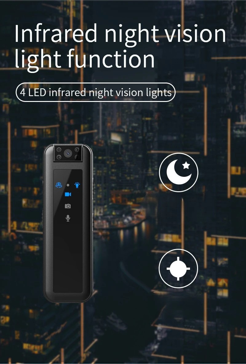 CS07 1080P Mini Body Camera Portable Wearable Clip Pocket Cam Video  Recorder DVR USB | Daraz.com.bd