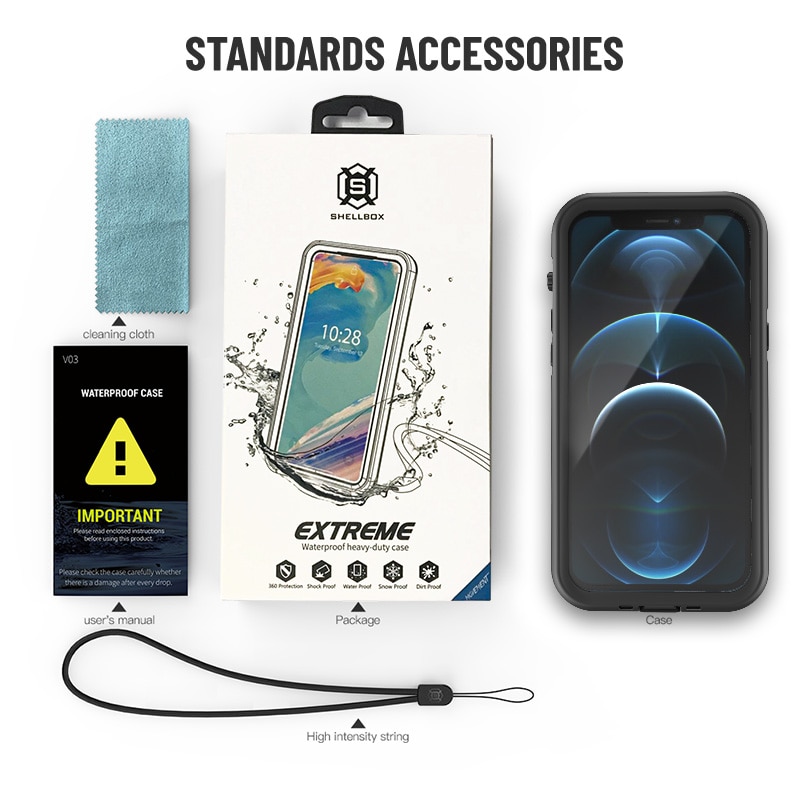 IP68 Waterproof Phone Case For IPhone 11 12 13 14 15 Pro MAX XR XS MAX Swimming Case For IPhone 8 7 Plus Shockproof Clear Cover. 