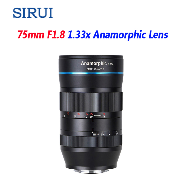 SIRUI アナモルフィックレンズ 1.33x APS-C 75mm RF ブラック SR75-RF-JP ［キヤノンRF /単焦点レンズ］ SIRUI 24mm アナモルフィックレンズ F2.8 1.33X APS-C