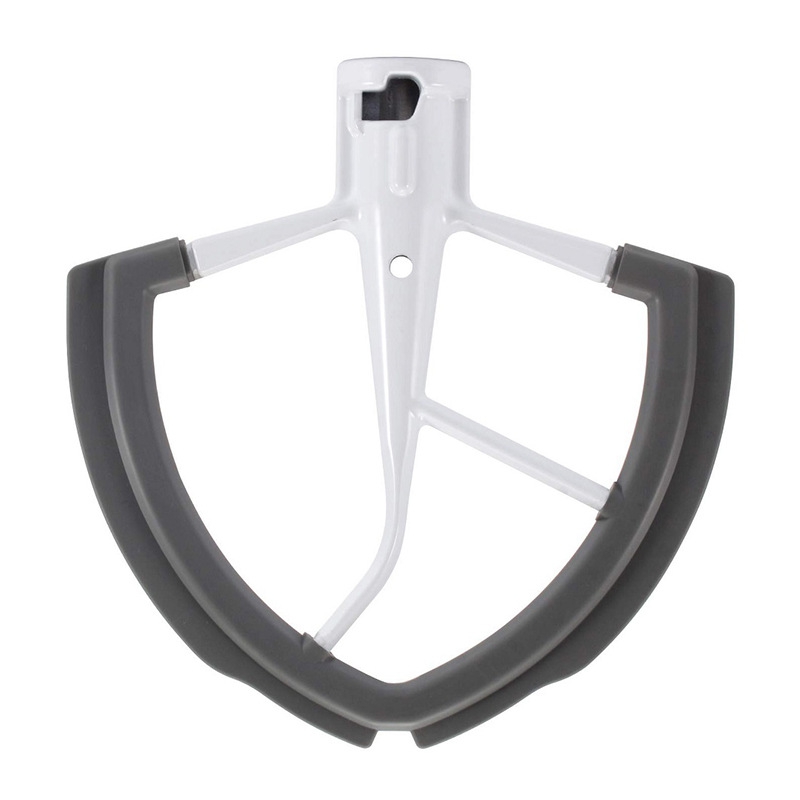 Flex Edge Beater for KitchenAid Bowl-Lift Stand Mixer - 6 Quart Dough Mixing Paddle with Flexible Silicone Edges. 