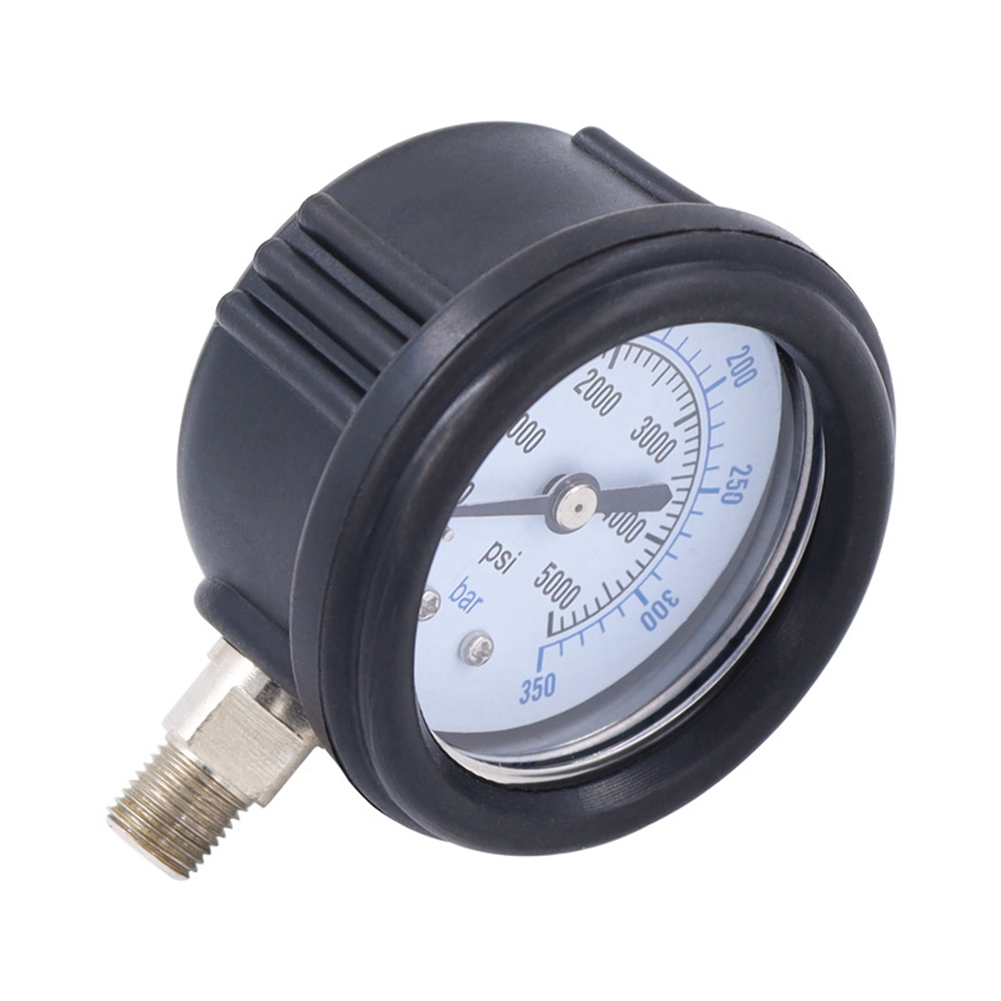 Scuba Diving Air Vertical Manometer for Fill Station Double-Range 350Bar High Pressure Gauge 1/8Npt. 
