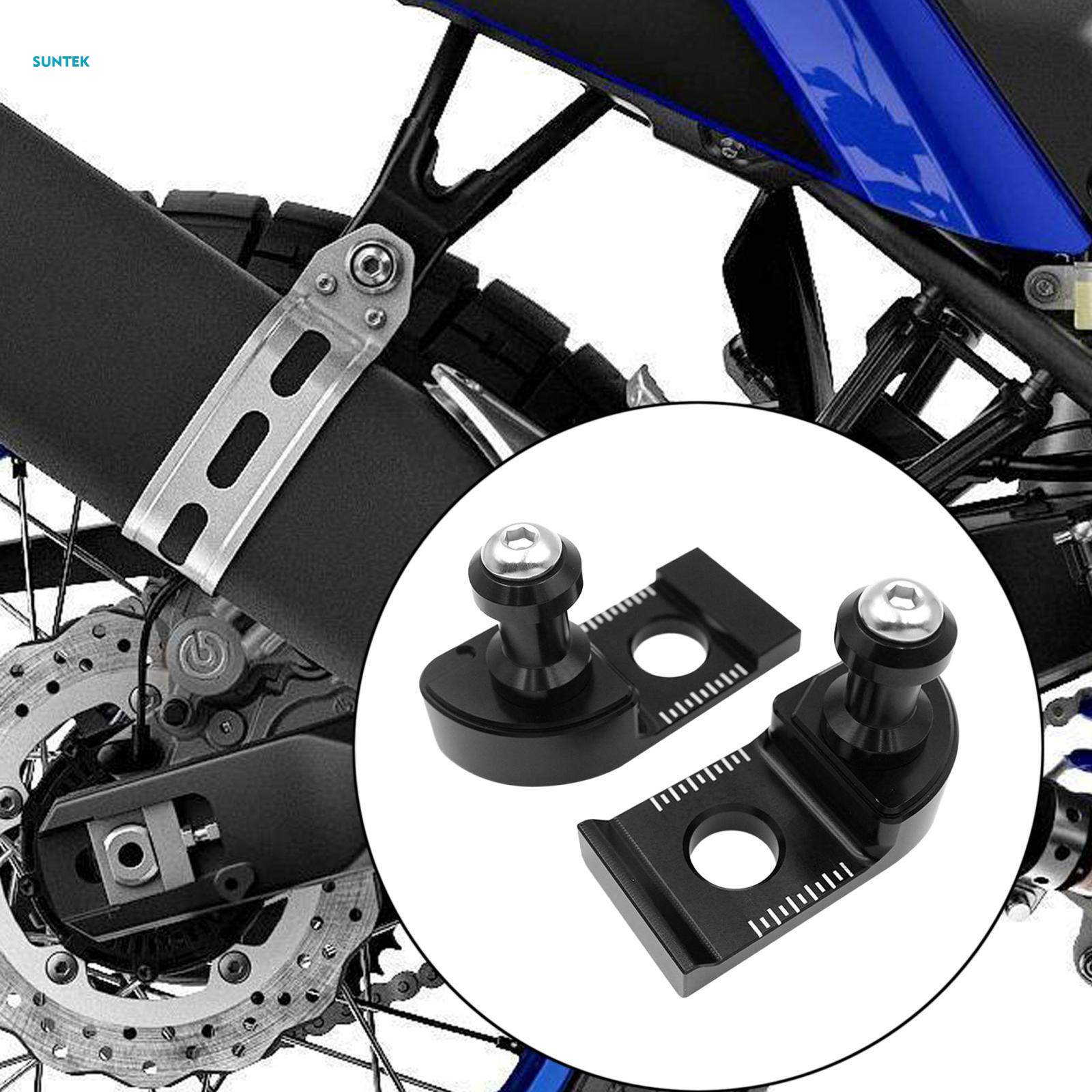 2Pcs Chain Adjuster Block Simple Installation Chain Tensioner Adjuster for Tenere 700 Rally. 