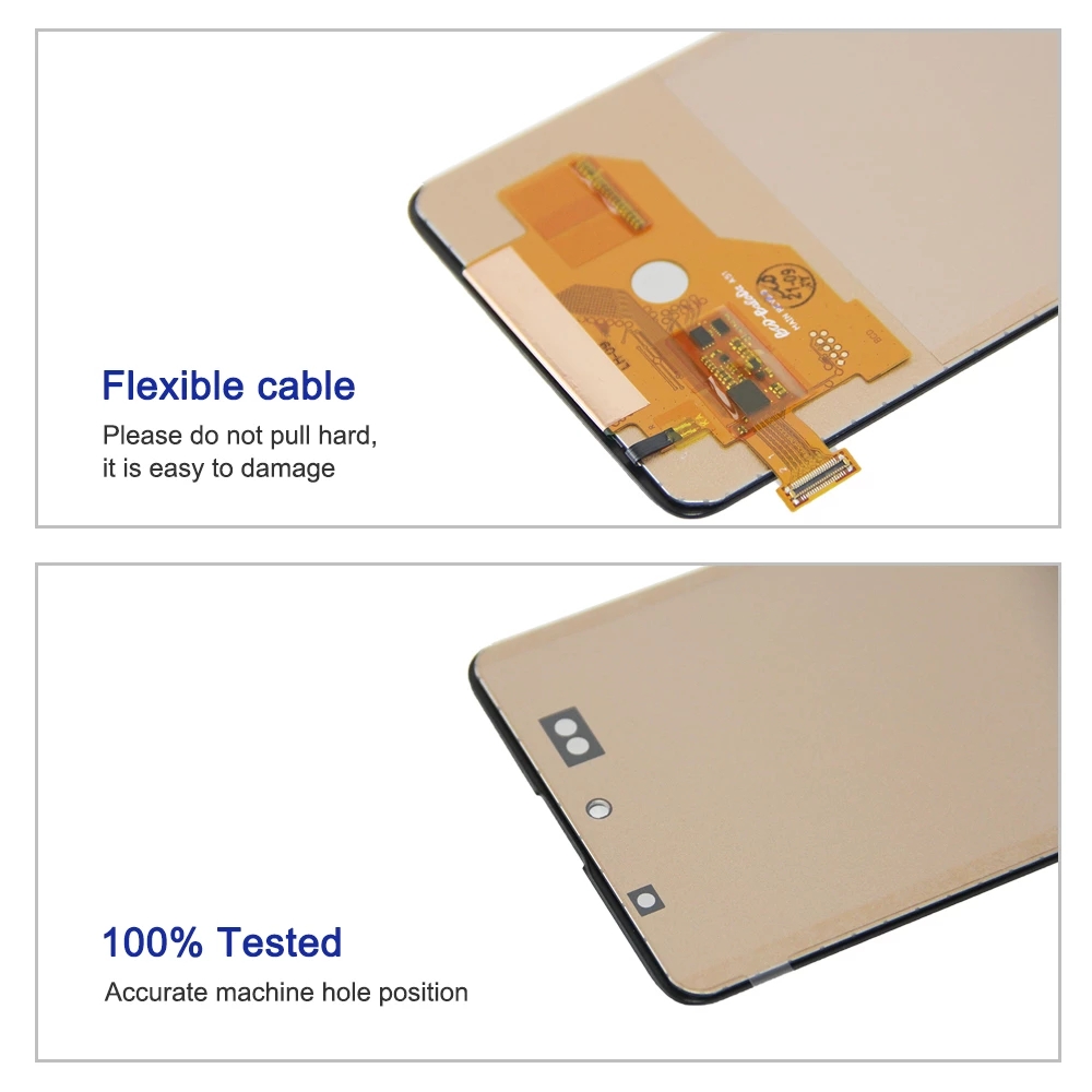 OLED LCD No Frame For Samsung Galaxy A51 A515 A515F A515F/DS Display Touch Screen Digitizer Assembly Replacement Parts. 