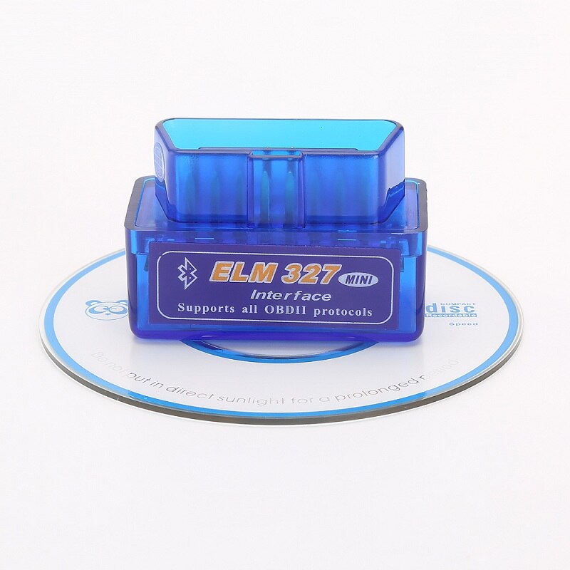 Blue Super Mini ELM327 Bluetooth Module 5.1 Version OBD2 Mini Elm 327 v2.1 Car Diagnostic Scanner Tool For ODB2 OBDII Protocols. 
