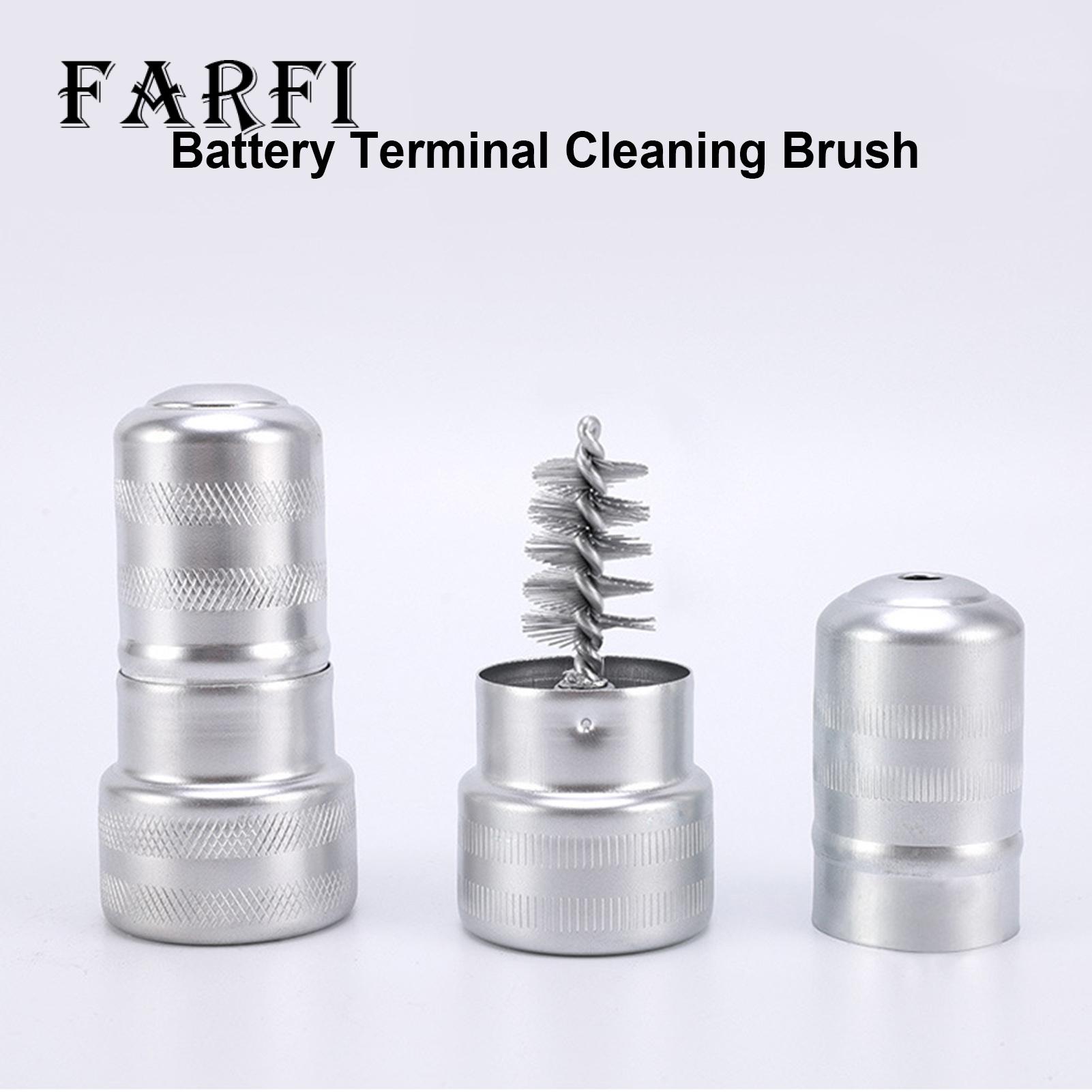 Battery Terminal Connector Cleaner Efficient Battery Terminal Cleaning Brush for Cars Boats Trucks Prolong Battery Life with Easy-to-use Tool Battery Brush for Cars