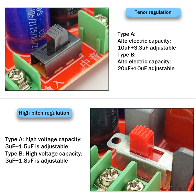 Car Frequency Dvider Treble Midrange Crossover Car A-Pillar Dedicated Speaker Modification Sound Quality Divider. 