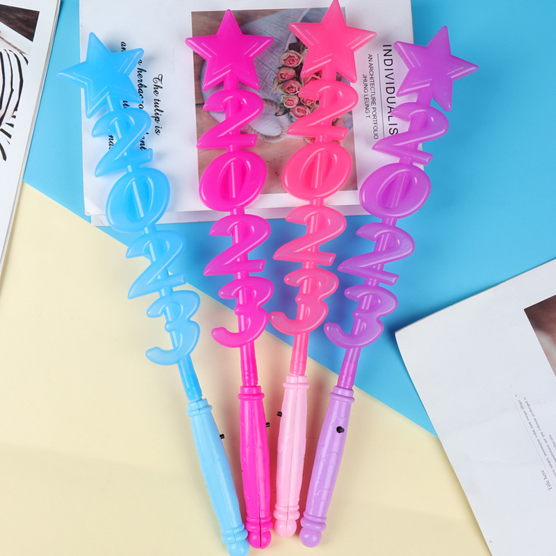 PERNG TEHE Magic Wand Fairy Stick Flash Light Wand Girl Night Toy Gift Educational Toys. 
