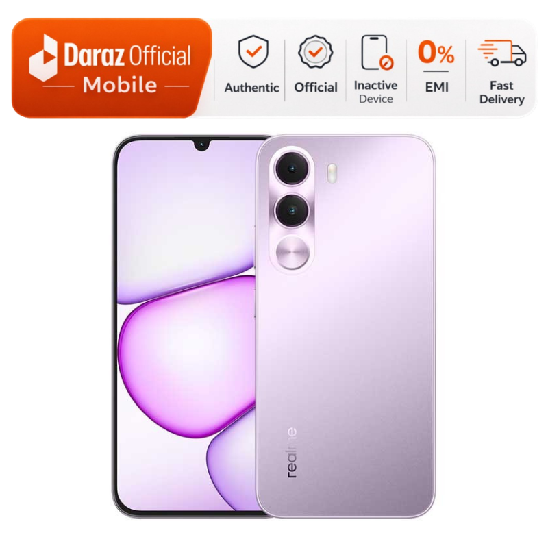 realme C100i 4/64GB Smartphone – 7000mAh Battery, HD+ Display – Official Warranty