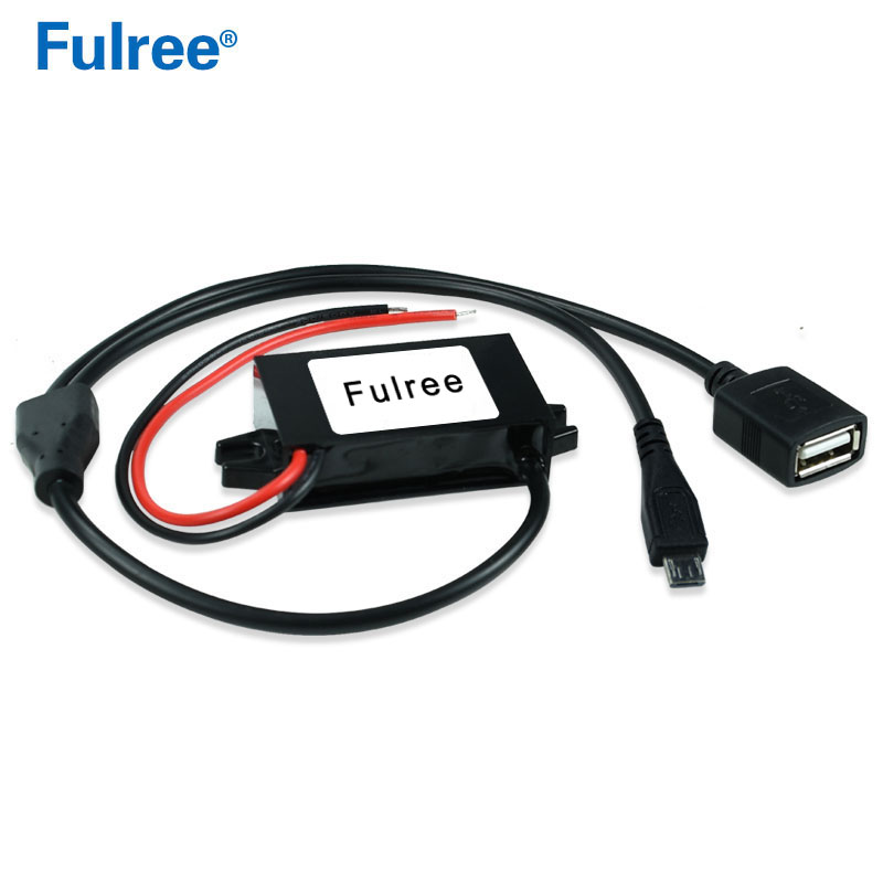 Type C USBC Mini Micro USB 12V 24V 36V 48V Convert to 5V 3A Car Phone Charger DC DC Step Down Buck Converter 12 Volt to 5 Volt. 
