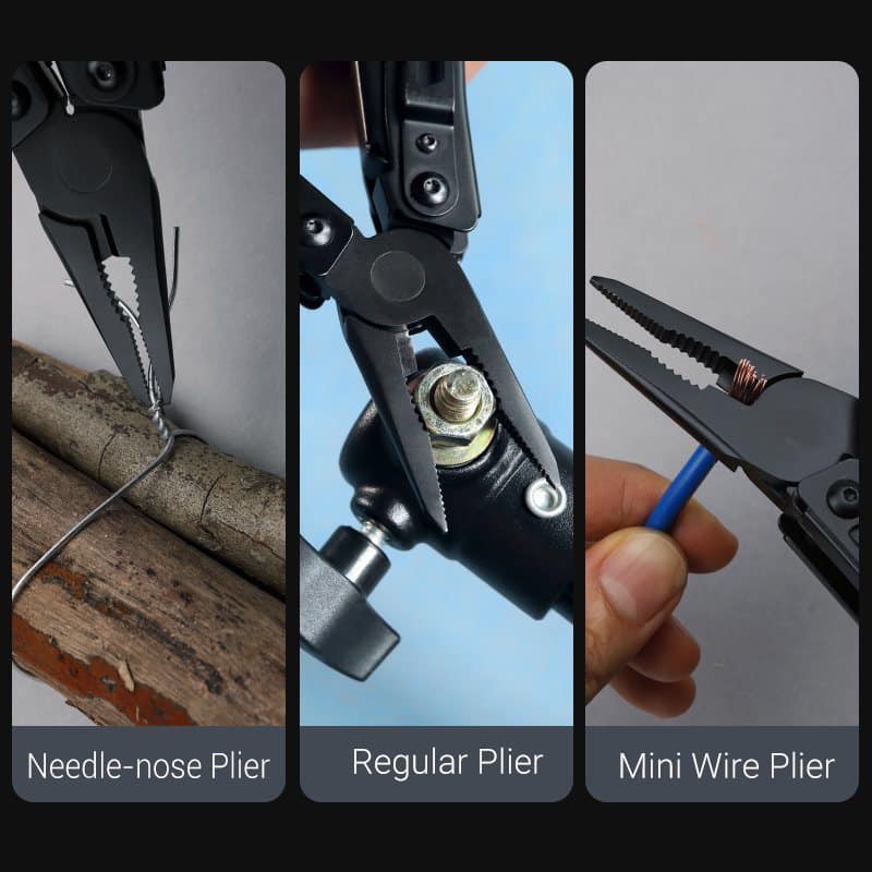 Xiaomi Nextool Black Knight Multitool 11 In 1 + Bits Black - Be Prepared For Any Situation With The Xiaomi Nextool Black Knight Multitool. 