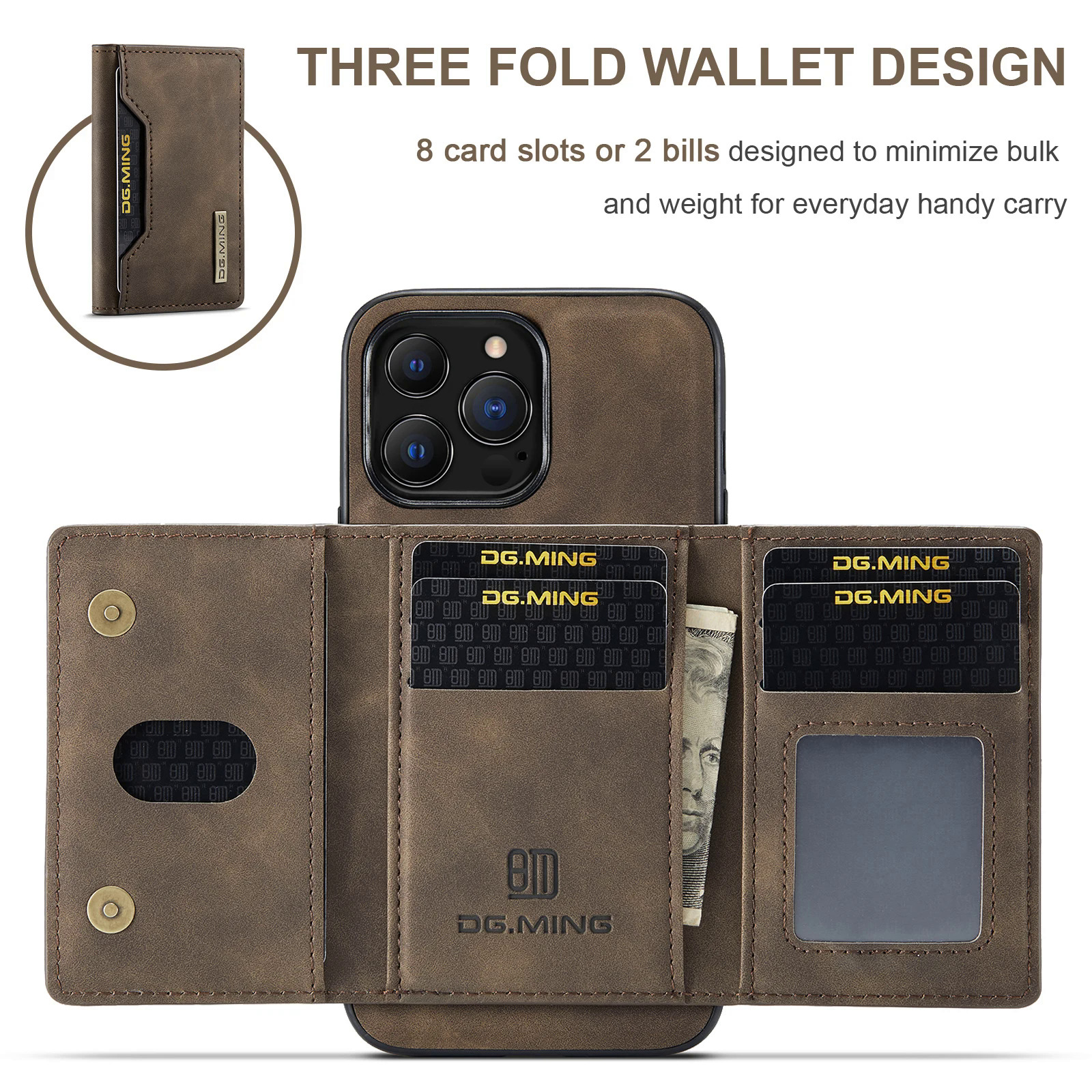 2 in 1 Detachable Back Cover For iPhone 15 14 13 12 11 Pro Max Mini X XS 7 8 Plus Wallet Case with Card Holder Leather Pocket PCardiaCP. 