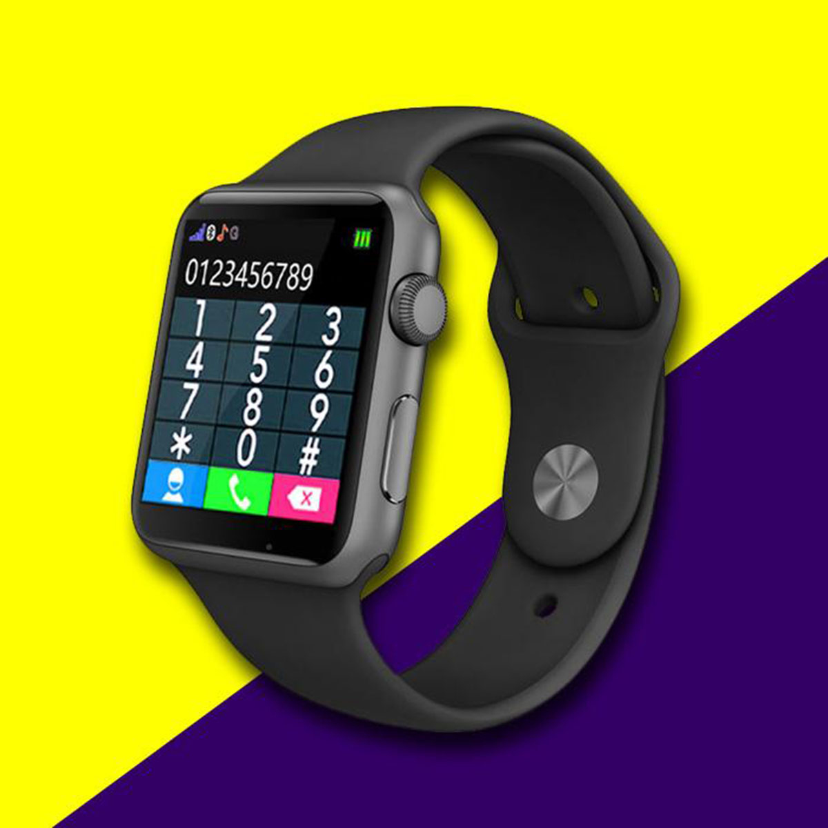High-Performance - A1 Bluetooth phone smart watch - Black - Highly Durable - Upscaled Reliablity - Sleek Usage. 