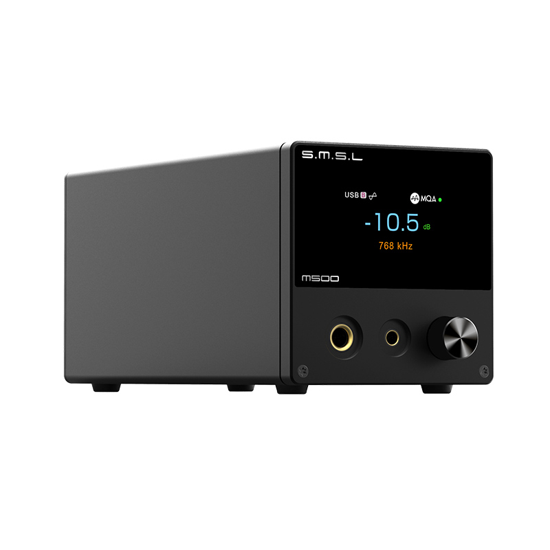 SMSL M500MKIII M500MK3 MQA-CD HIFI Decoder Bluetooth Headphone Amplifier AMP ES9038pro MQA DAC Support LDAC APTX-HD SBC AAC. 