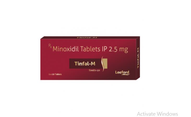 Tinfal-m minoxidil tablets ip 2.5mg- 10 tablets