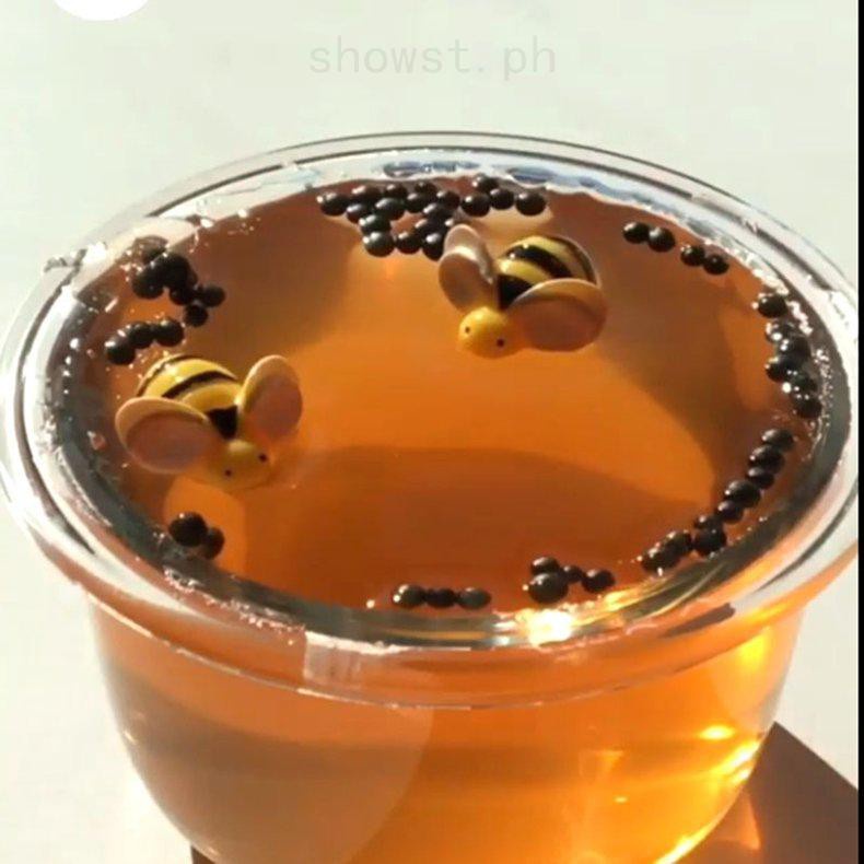 [cod]Crystal Slime Toys Clear Honey slime Bee Polymer Clay Modeling slime Putty Toy. 