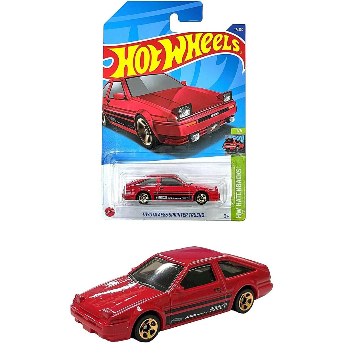 Hot Wheels INITIAL D トヨタ AE86 Hot Wheels Toyota AE86 Sprinter Trueno, [Black] 31/250 Drift