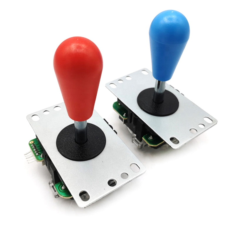 Arcade Joystick DIY Kit Zero Delay USB Controller PC Oval Ball Joystick with 30mm Push Buttons for PC PS3. 