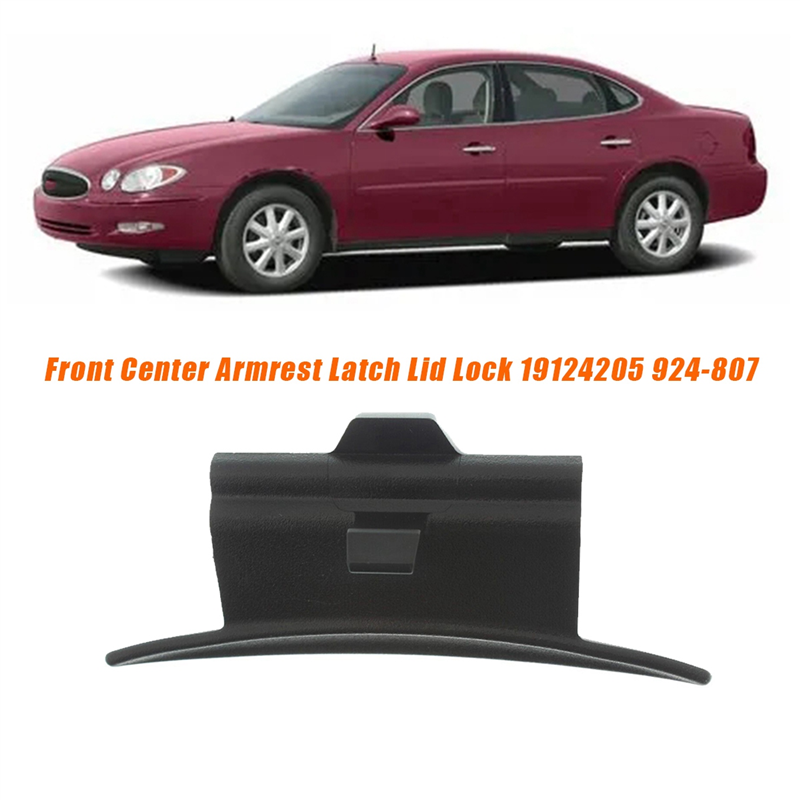 Front Center Armrest Latch Lid Lock 19124205 for 2006-2016 Console Latch Cover Plate Replacement Parts Accessories. 