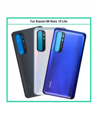 For Xiaomi Mi Note 10 Lite Backshell Replacement Back Battery Cover For Xiaomi Mi Note 10 Lite Back Rear Glass