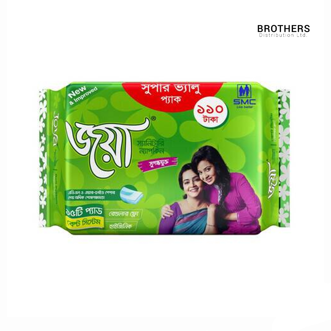 Joya Sanitary Napkin - Belt System - 15 Pads - Single Pack - pad
