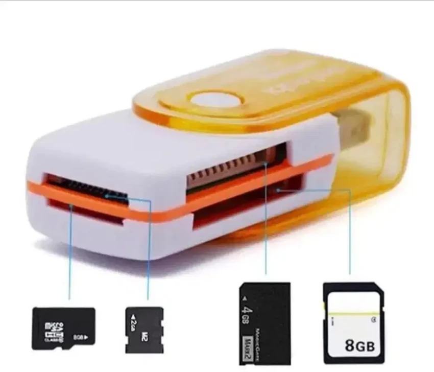 Card Reader Support SD, MMC, RS-MMC, Mini SD, T-Flash, MS/MS PRO, MS Duo / MS Pro Duo, M2  Mini SD, T-Flash, M2 use with out adapter. 