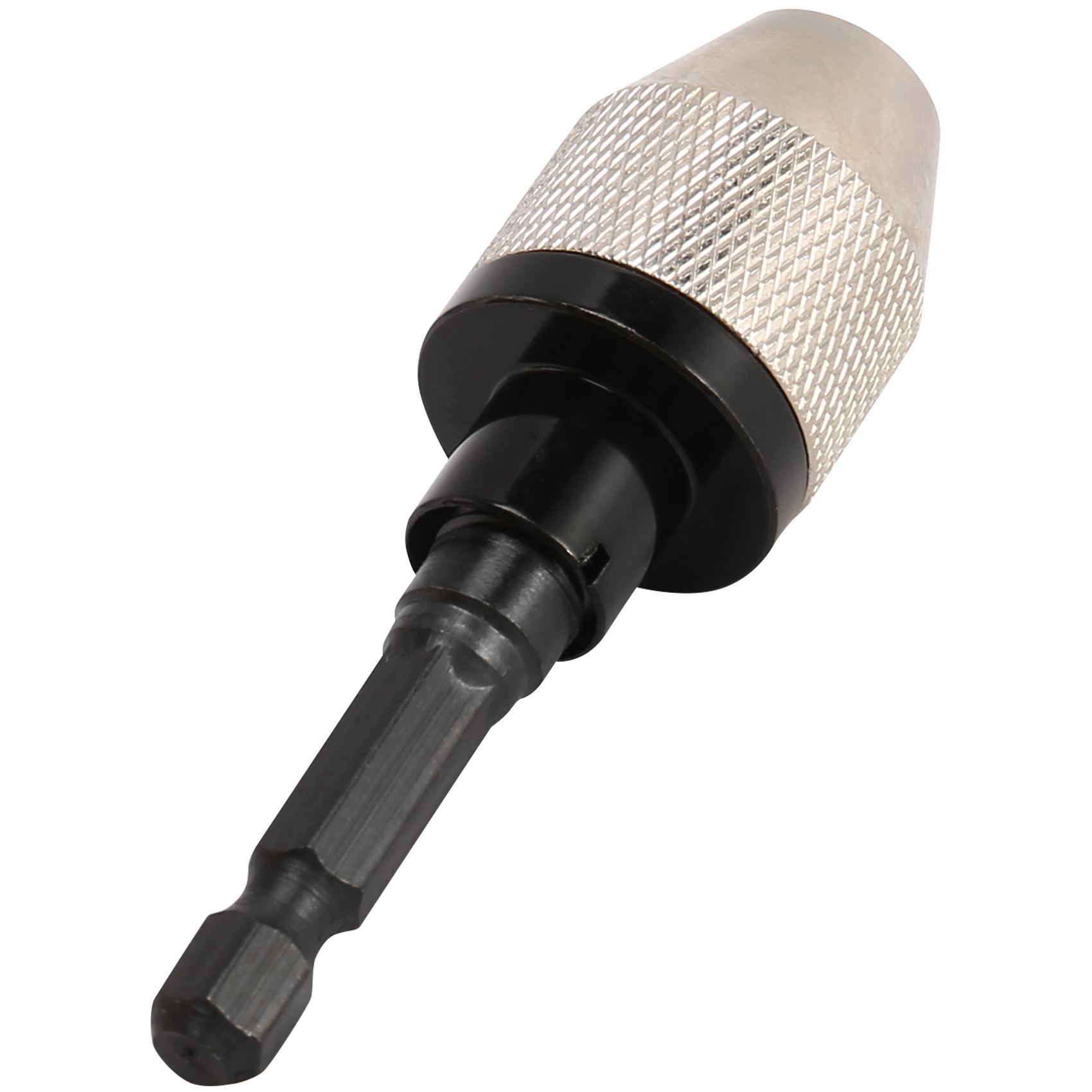 2 Pieces Keyless Drill Chuck 1/4 Inch Hex Shank Keyless Drill Chuck Fast Change Adapter in 0.3-6.5 mm, 0.3-3.6 mm. 