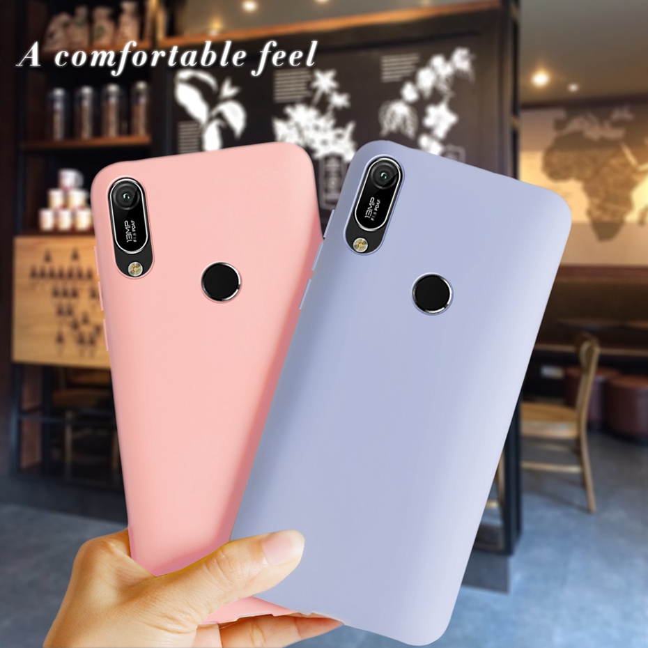 For Huawei Y6 2019 Case MRD-LX1 Silicone Soft TPU Back Cover Phone Case For Huawei Y6 Prime 2019 Y 6 6Y 2019 Bumper Shell Candy. 