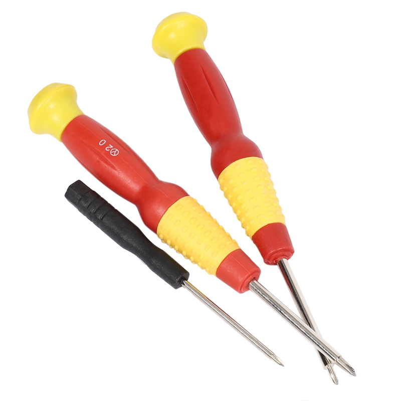 XHHDQES 4-Pack 3D Joycon Joystick Replacement, Include Tri-Wing, Cross Screwdriver, Pry Tools + 12 Thumbstick Caps+2 Brush. 