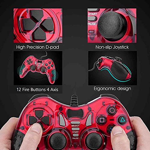 PC USB Gamepad Game Controller Joypad Joystick for Computer Laptop. 