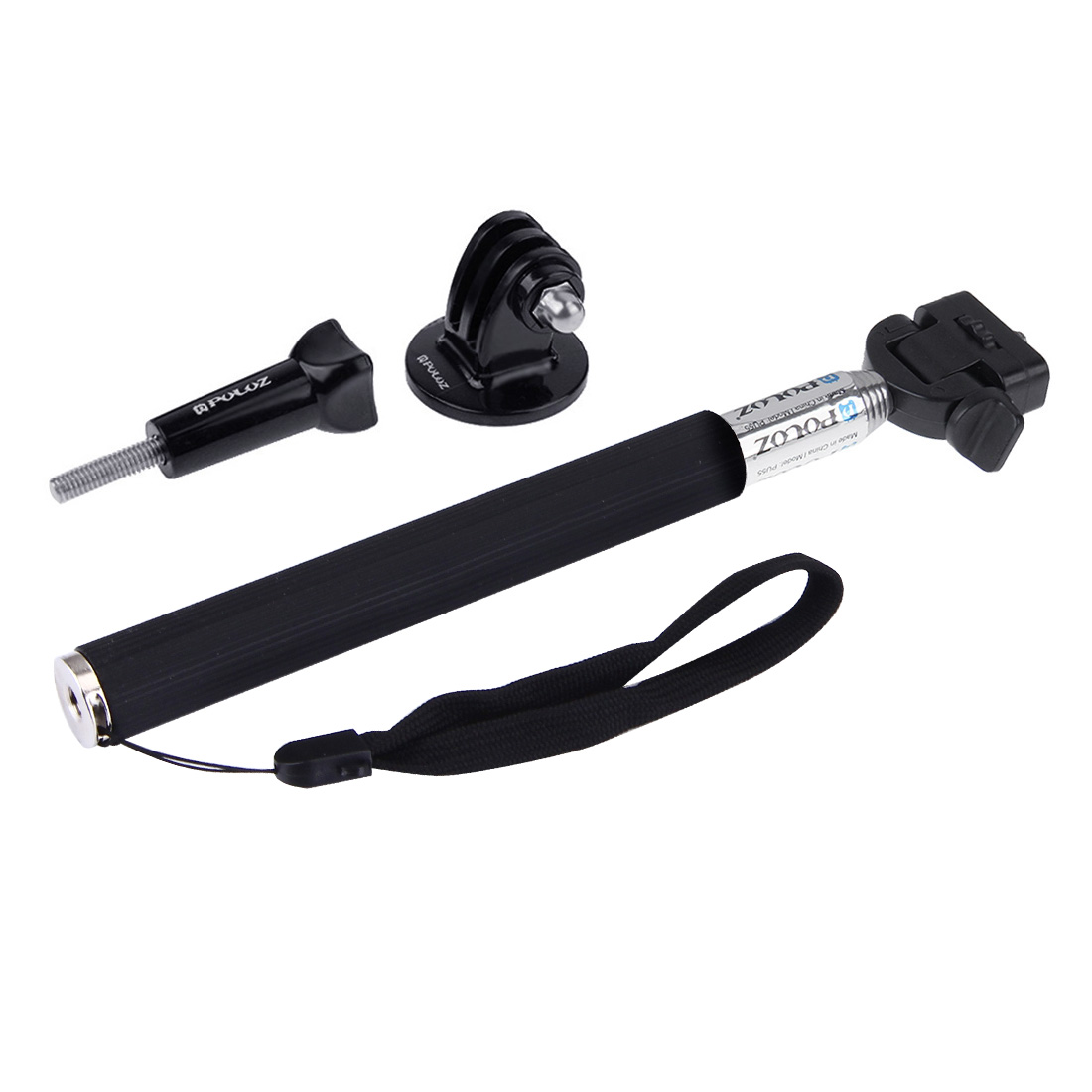 PULUZ Extendable Handheld Selfie Monopod Selfie Stick for GoPro 9 Hero 8 NEW HERO HERO 7 6 5 4 3+ 3 2 1 DJI Osmo Action Xiaoyi Action Cameras Length: 22.5-100cm. 